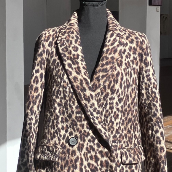 Zara leopard print coat - Picture 5 of 9